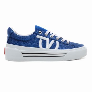 Női Vans Glitter Sid NI Tornacipő VA2904876 Kék/Fehér